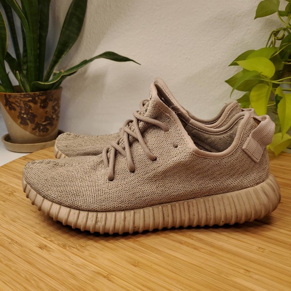 Adidas Yeezy Boost 350 (AQ2661) Oxford Tan Primeknit Sneakers Men 7.5 main image 3